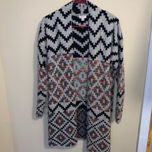 Long cardigan sweater